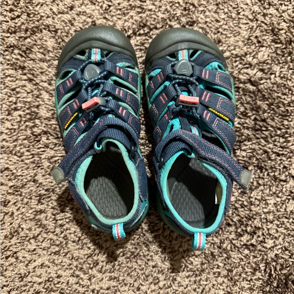 Keen Kids' Navy and Teal Adventure Sandals
